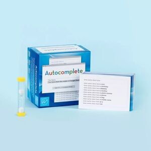 Chronicle Books Autocomplete Card Game google feud NEW